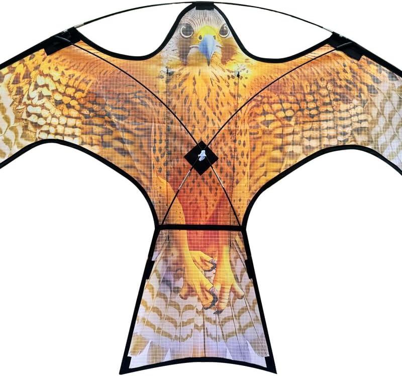Bird Hawk Flying Kite,for Kids and Adults,for Crops Farm Protector Bird Scarer,Excellent Fabric and Structure Design, The Pictures are Beautiful,Suitable for Beginners