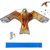 Bird Hawk Flying Kite,for Kids and Adults,for Crops Farm Protector Bird Scarer,Excellent Fabric and Structure Design, The Pictures are Beautiful,Suitable for Beginners
