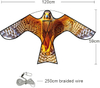 Bird Hawk Flying Kite,for Kids and Adults,for Crops Farm Protector Bird Scarer,Excellent Fabric and Structure Design, The Pictures are Beautiful,Suitable for Beginners